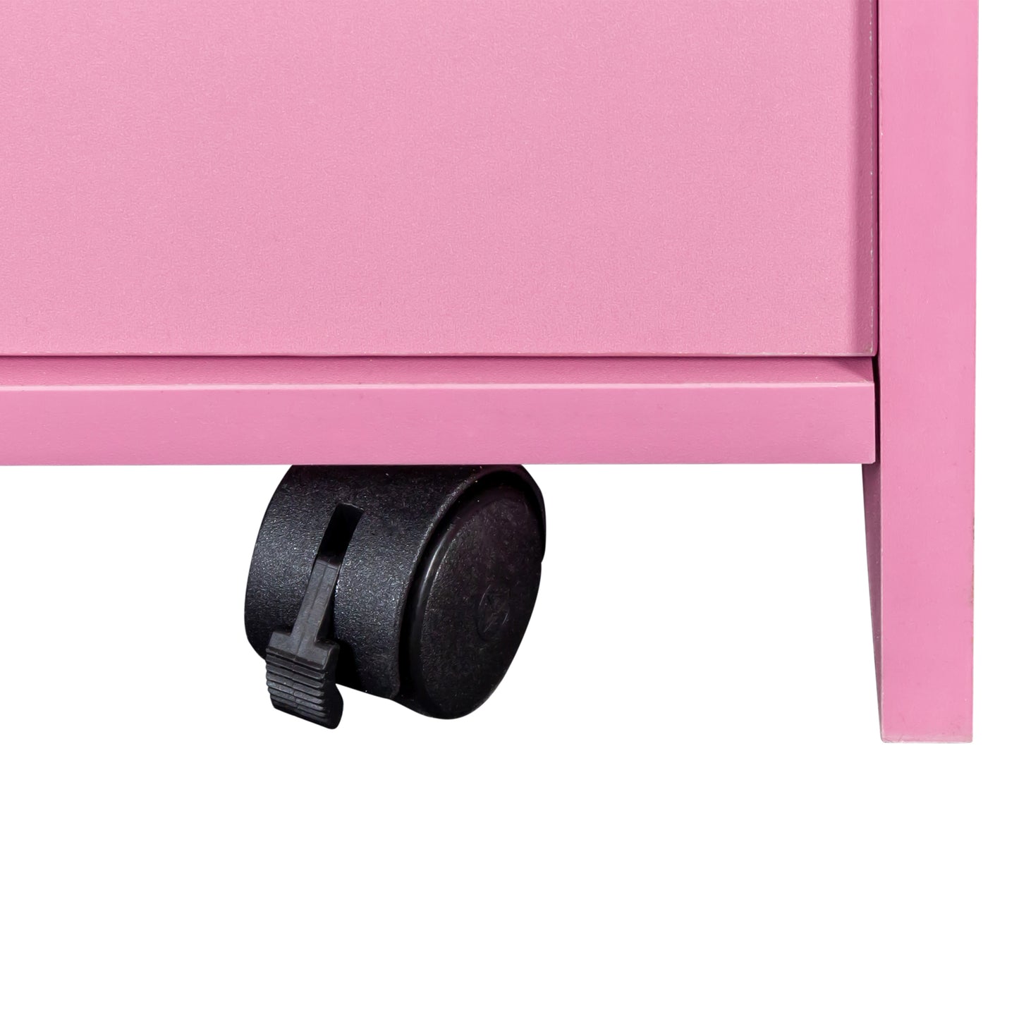 Blush Boutique Locking Beauty Salon Storage Cabinet Hair Dryer Holder Stylist Equipment Drawer