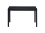 Briar 5Pcs Black Finish Rectangular Table w/ Chair Dining Set