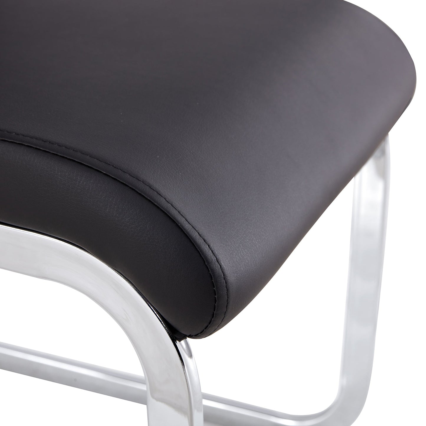 Brown Glass Modern Dining Table Set