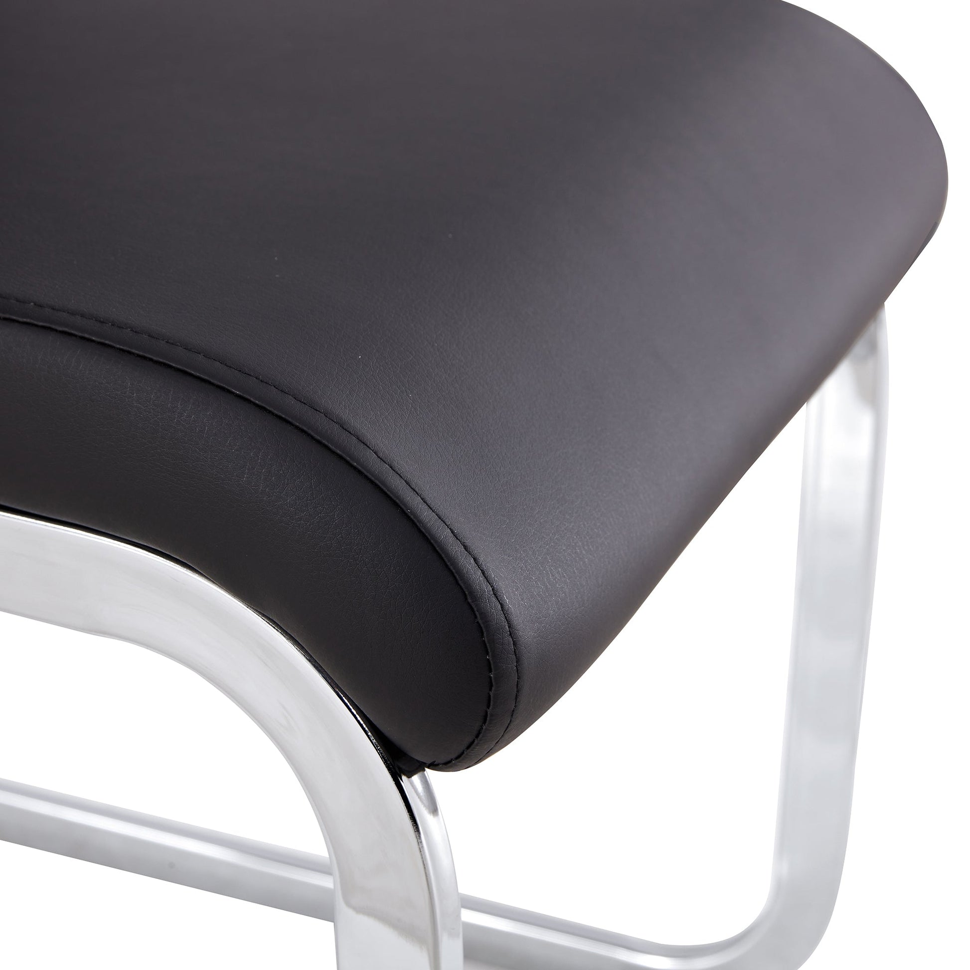 Brown Glass Modern Dining Table Set