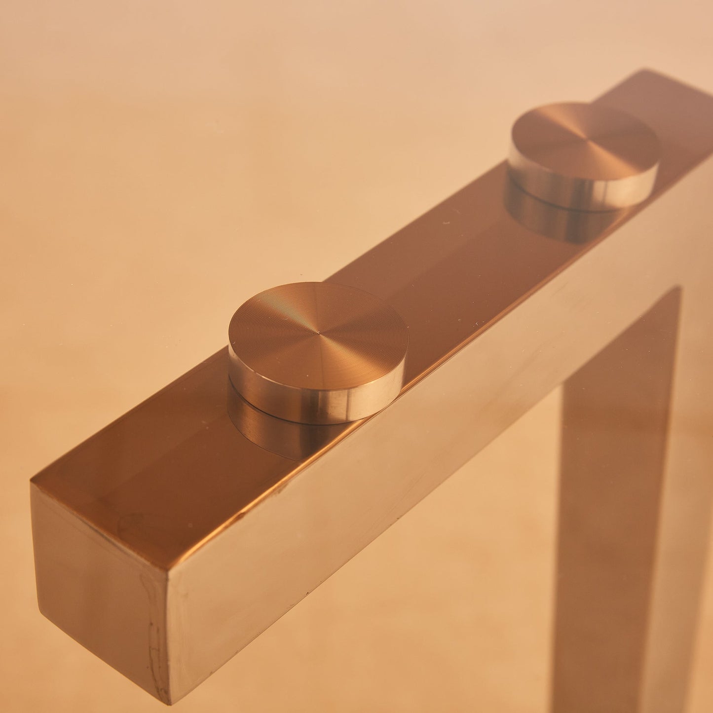 Brown Glass Modern Dining Table Set