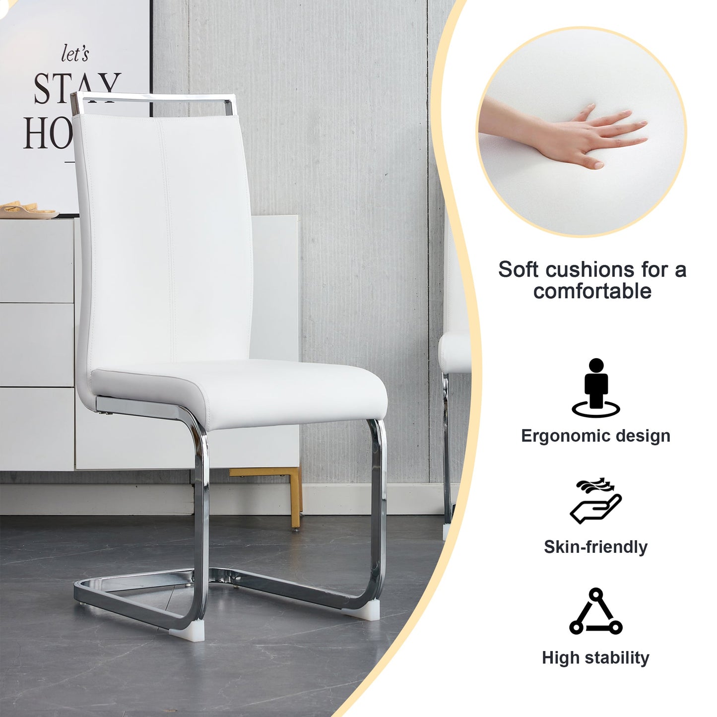 Brown Glass Modern Dining Table Set