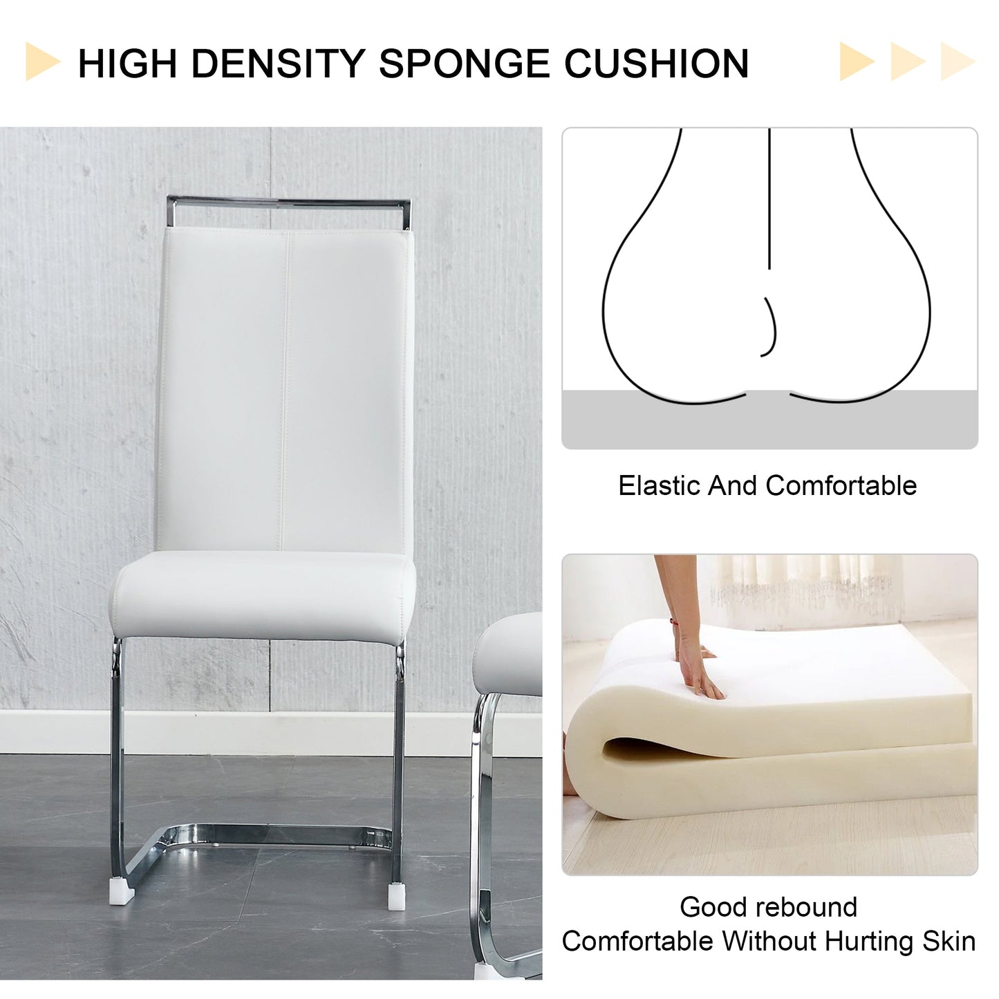 Brown Glass Modern Dining Table Set