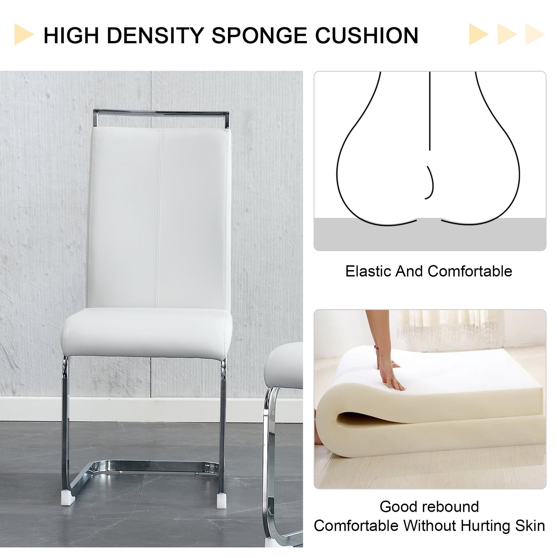 Brown Glass Modern Dining Table Set