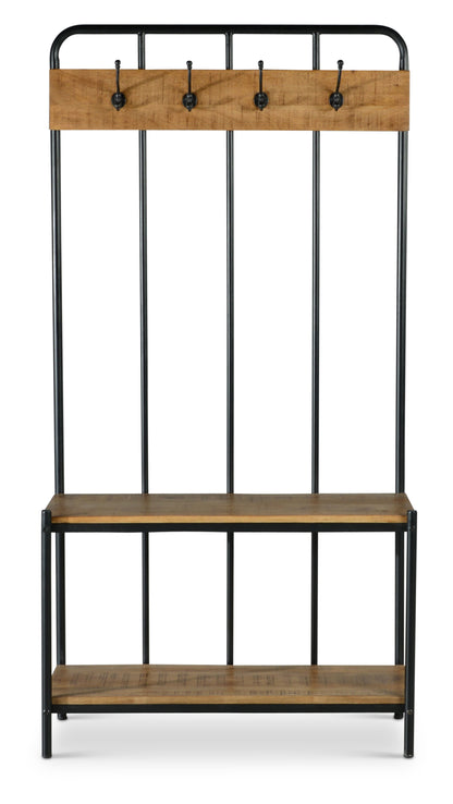 Camino - Hall Tree - Dark Brown - Groovy Boardz