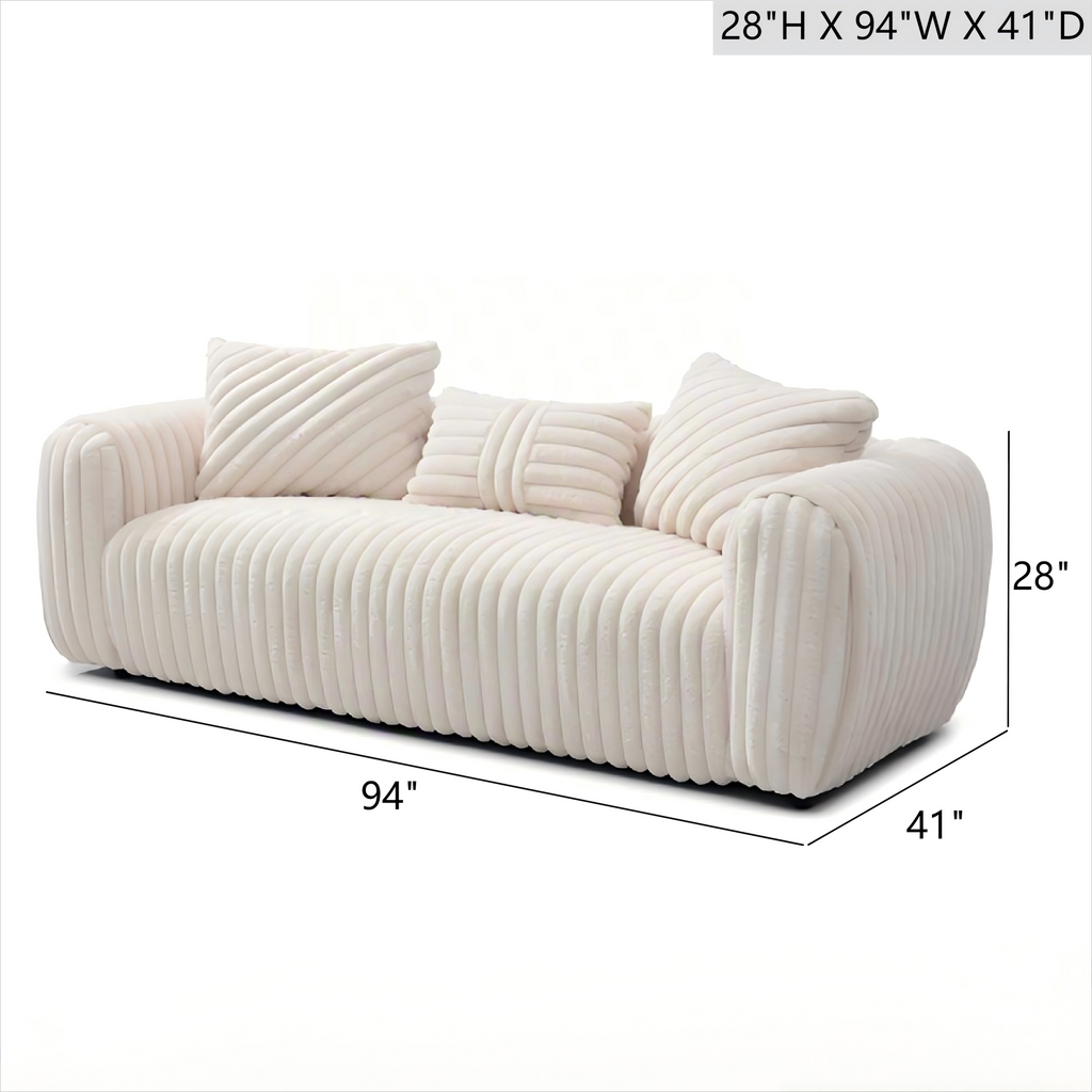 Cancun G00932A-S Sofa , White