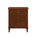 Chamberlin Brown 3-Drawer Nightstand