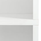 Freestanding  Cabinet with Inadjustable Shelves and two Doors for Kitchen, Dining Room, White