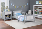 Connelly Reversible Panel Toddler Bed Gray/Rockport Gray