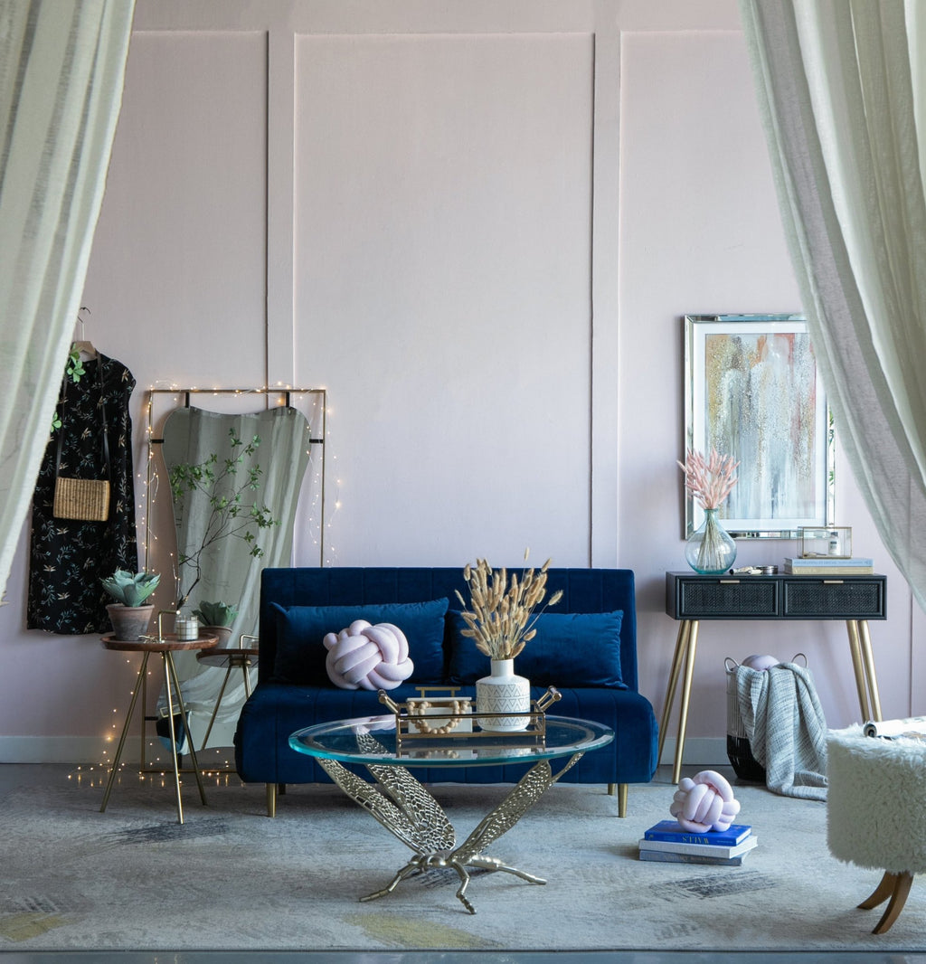 28x1.5x60" Poppy Mirror with Gold Metal Frame Contemporary Design Wall Decor for Bathroom, Entryway - Groovy Boardz