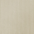 3-Piece Corduroy Double-Chaise Sectional Sofa – Cream