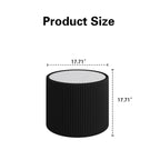 Light Marble Top Cylinder Shape Leather End modern Sofa Table for Living Room furniture End Table