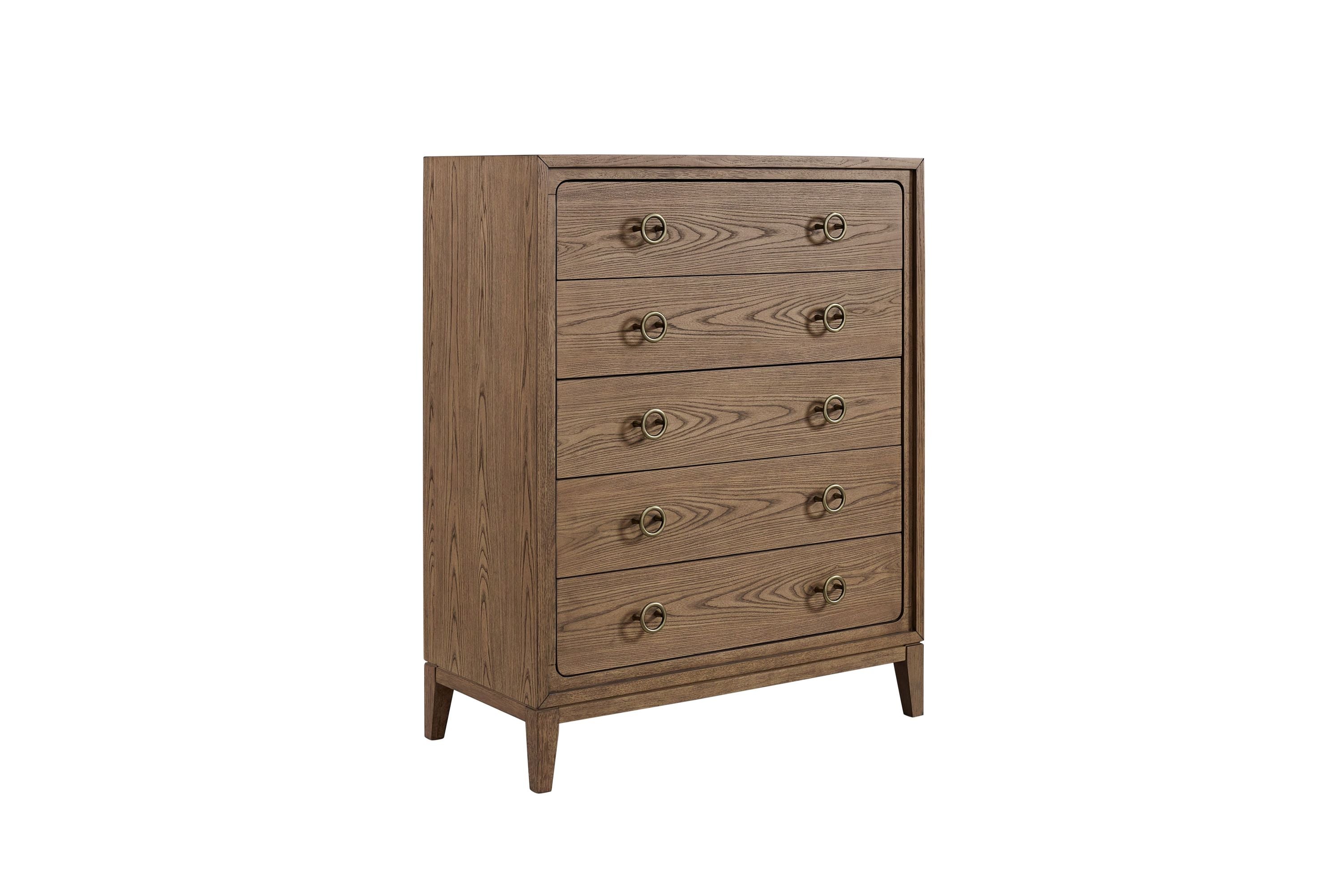 5 Drawer Dresser in Latte Finish