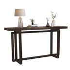 59' Narrow Console Table - MDF Entryway Sofa Table for Hallway, Living Room, Foyer with Space-Saving Design