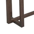 59' Narrow Console Table - MDF Entryway Sofa Table for Hallway, Living Room, Foyer with Space-Saving Design