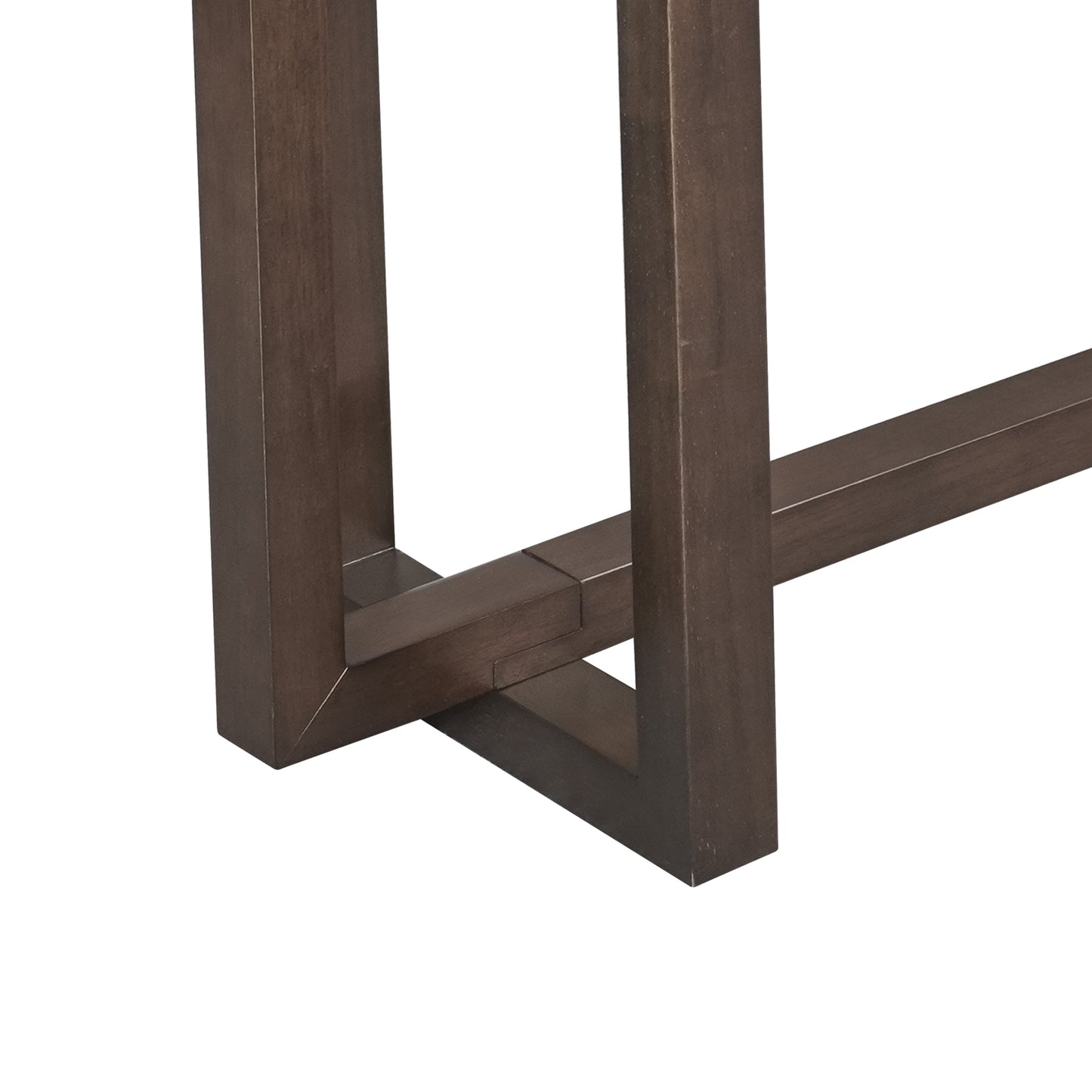 59' Narrow Console Table - MDF Entryway Sofa Table for Hallway, Living Room, Foyer with Space-Saving Design