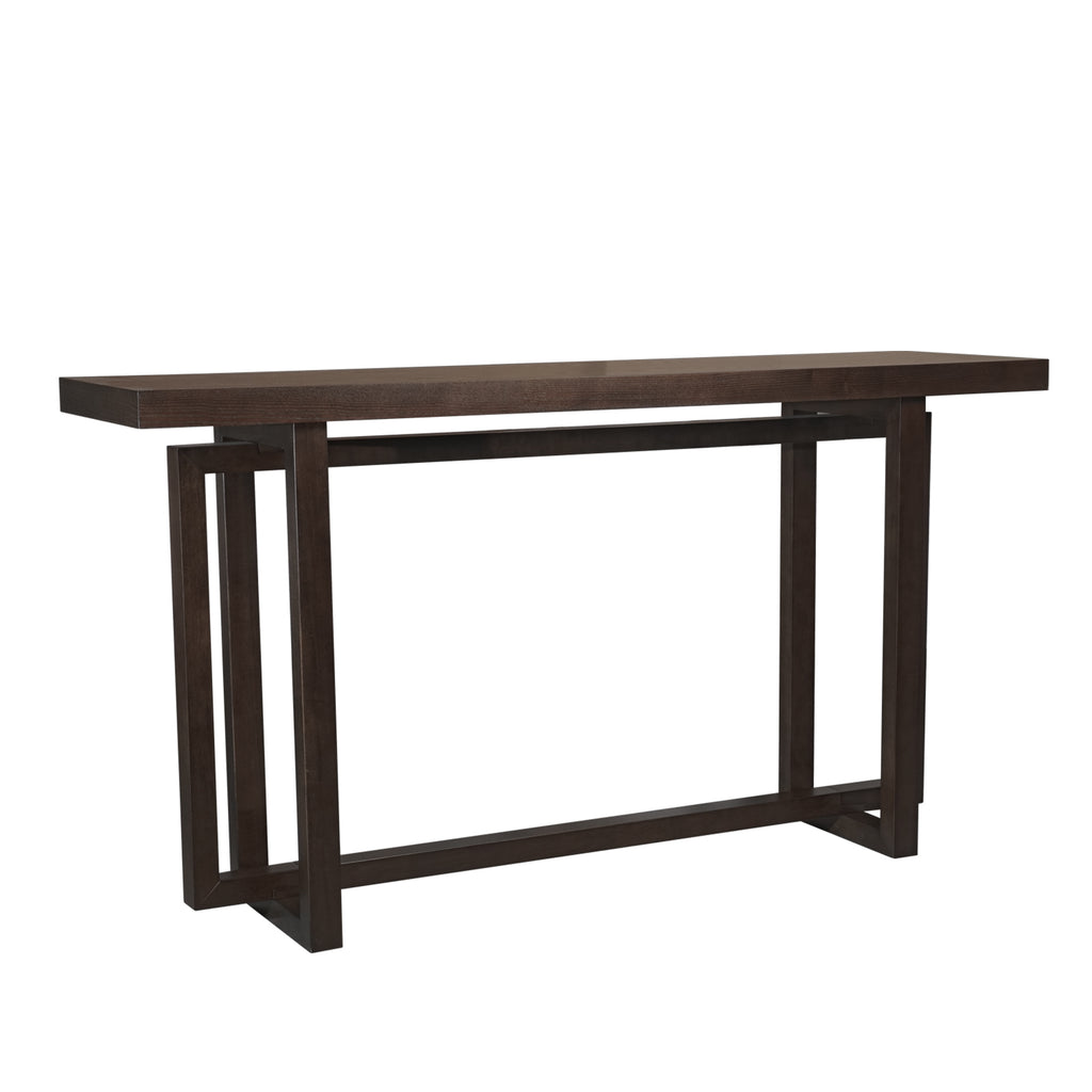59' Narrow Console Table - MDF Entryway Sofa Table for Hallway, Living Room, Foyer with Space-Saving Design