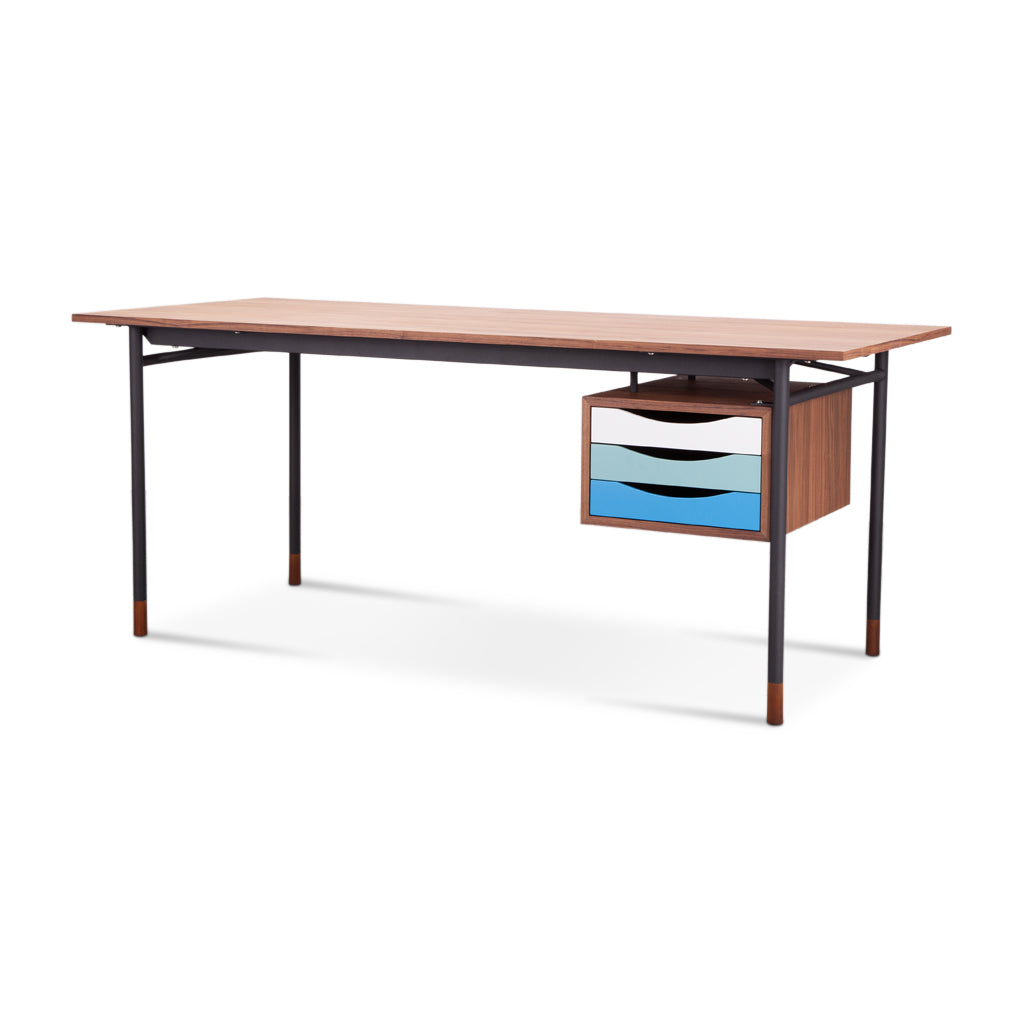 Finn Juhl Nyhavn Desk Blue Variant