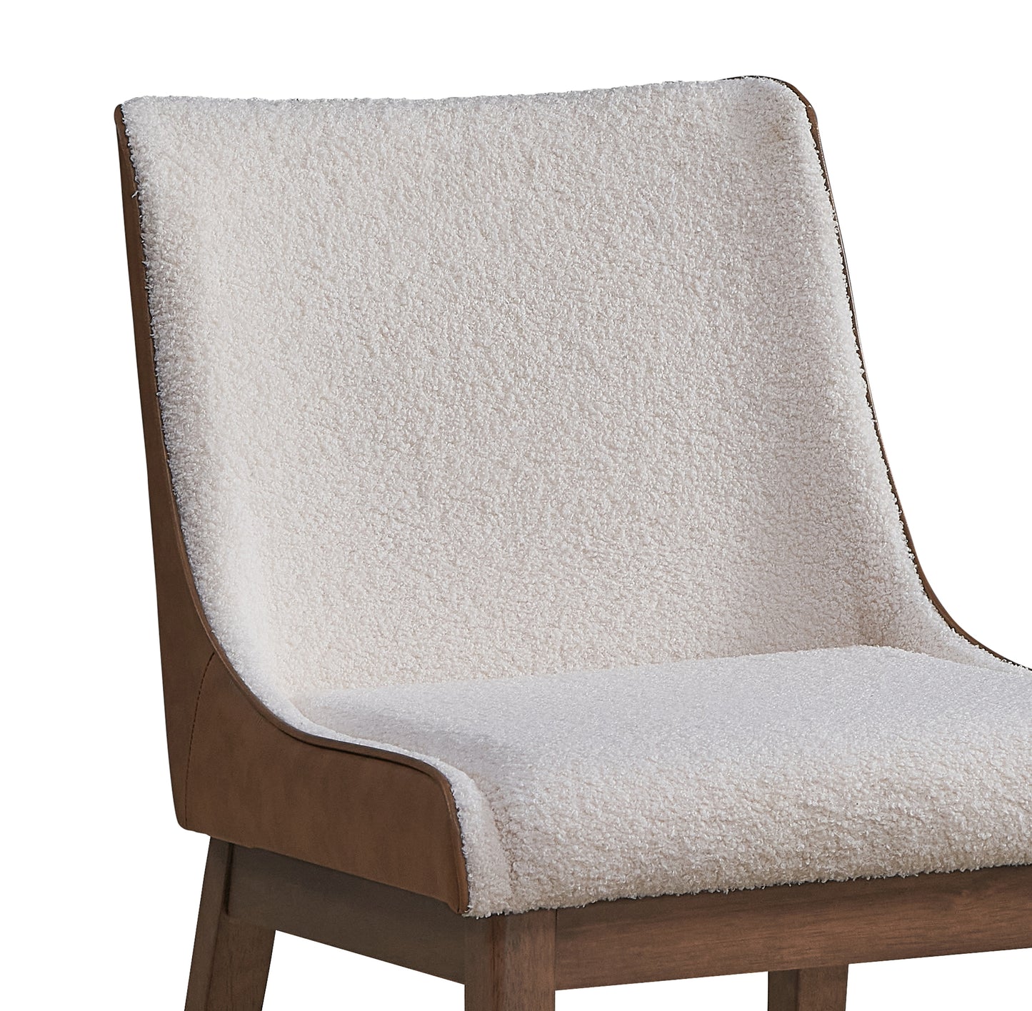 Ginny 5 pieces Walnut Finish w/ Side Chairs Dining Room Set