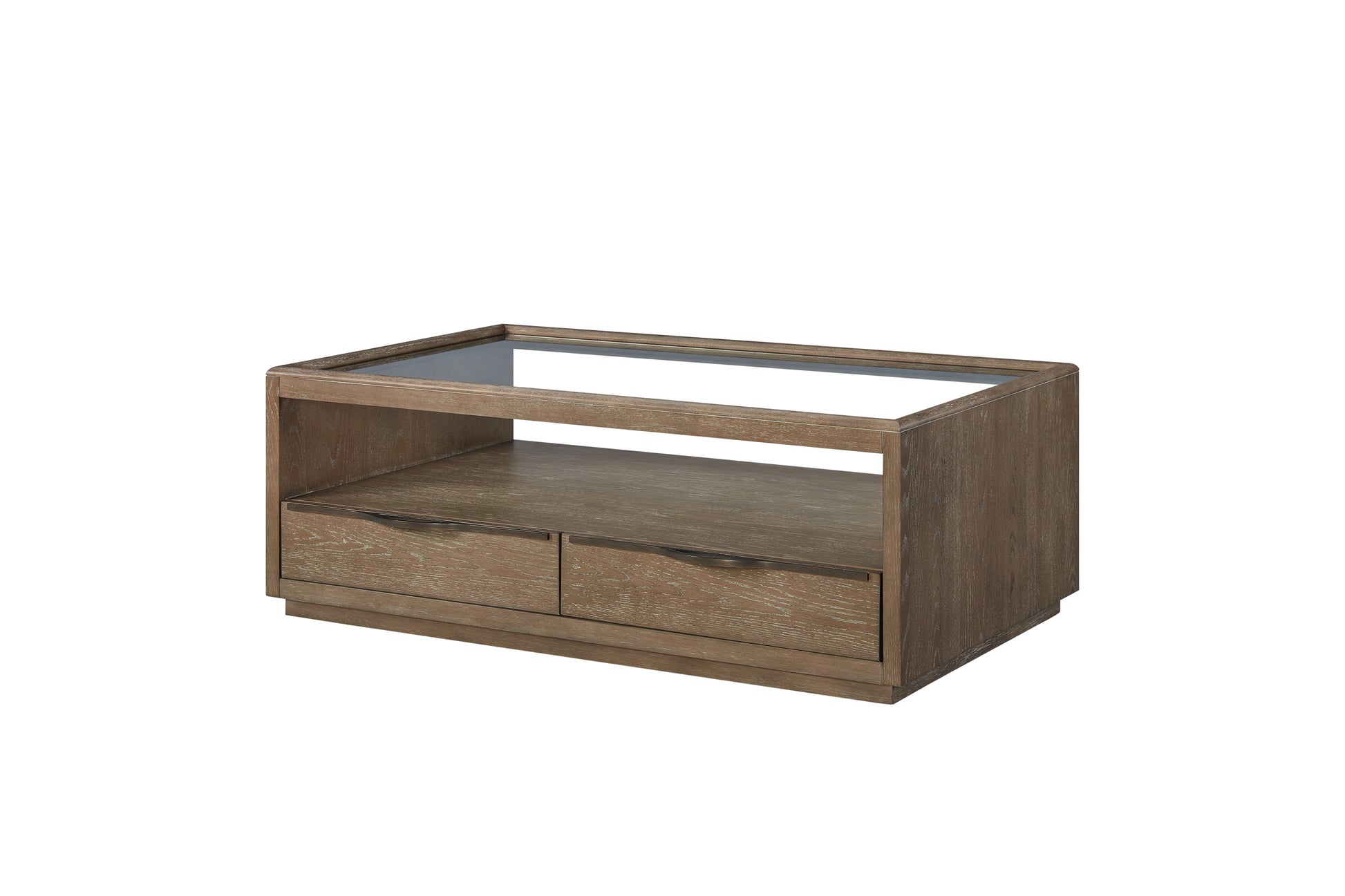 Glass Top Cocktail Table - Cocoa Console Table