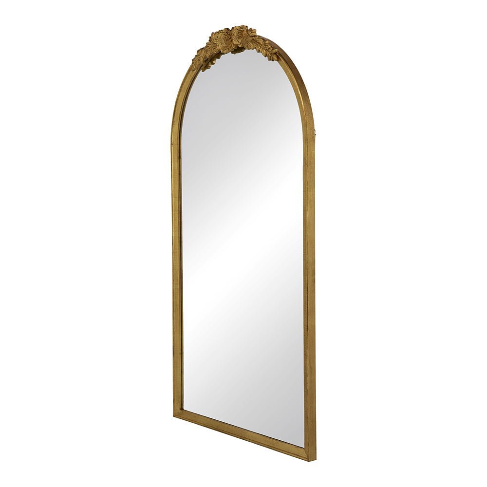 19"x56" Wood Floor Mirror, Full Body Mirror Dressing Make up Mirror for Bathroom Bedroom Living Room - Groovy Boardz