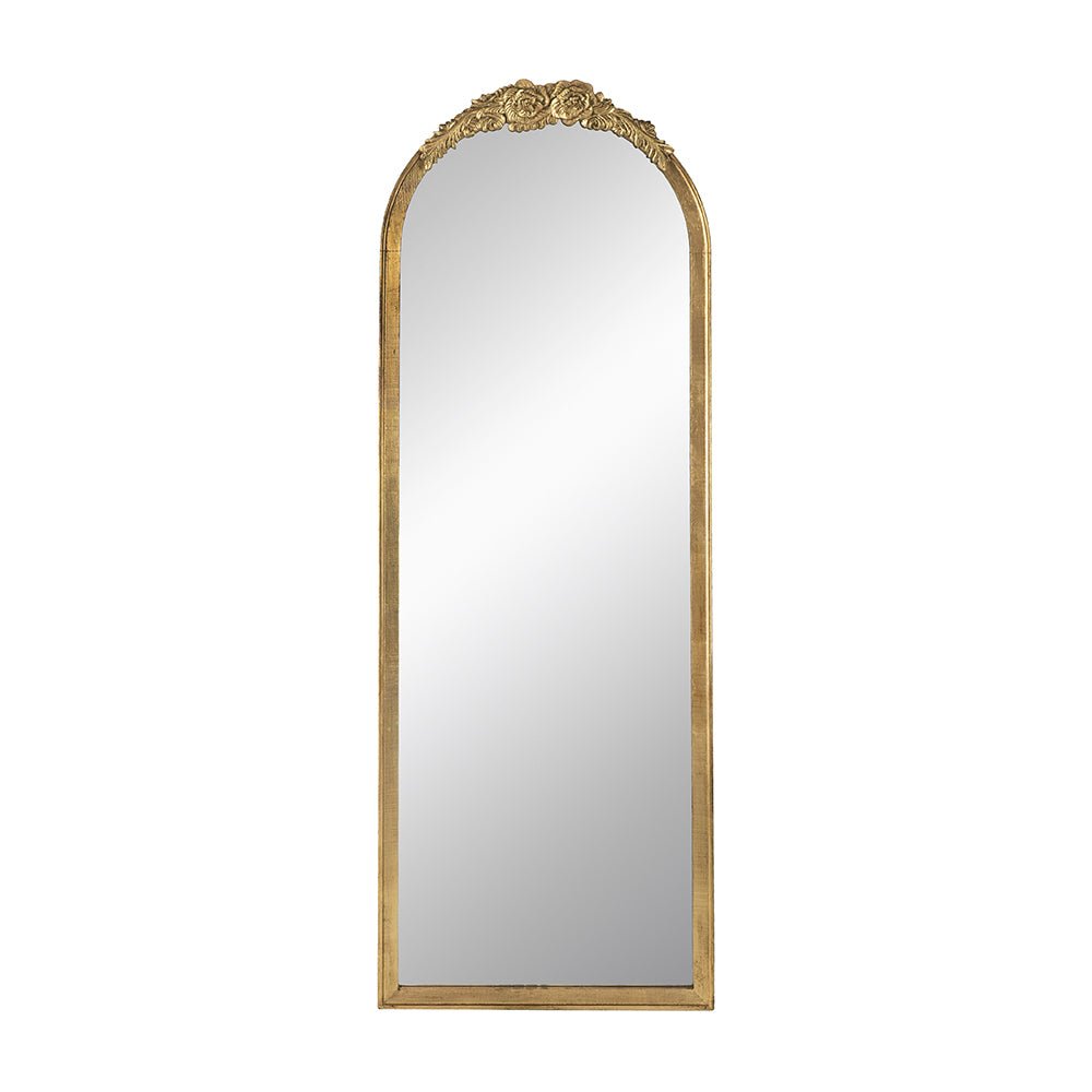 19"x56" Wood Floor Mirror, Full Body Mirror Dressing Make up Mirror for Bathroom Bedroom Living Room - Groovy Boardz