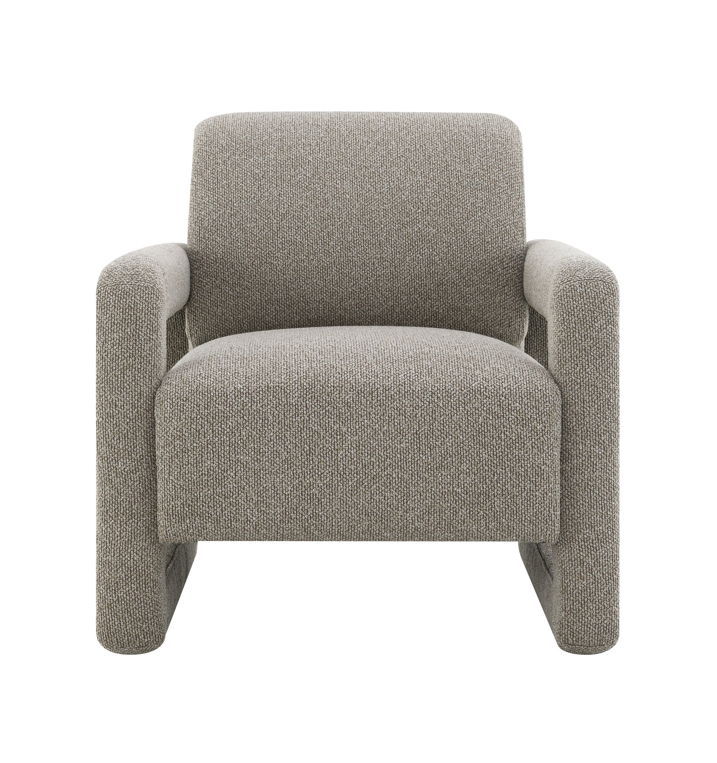 Glenda Gray Chenille Accent Chair