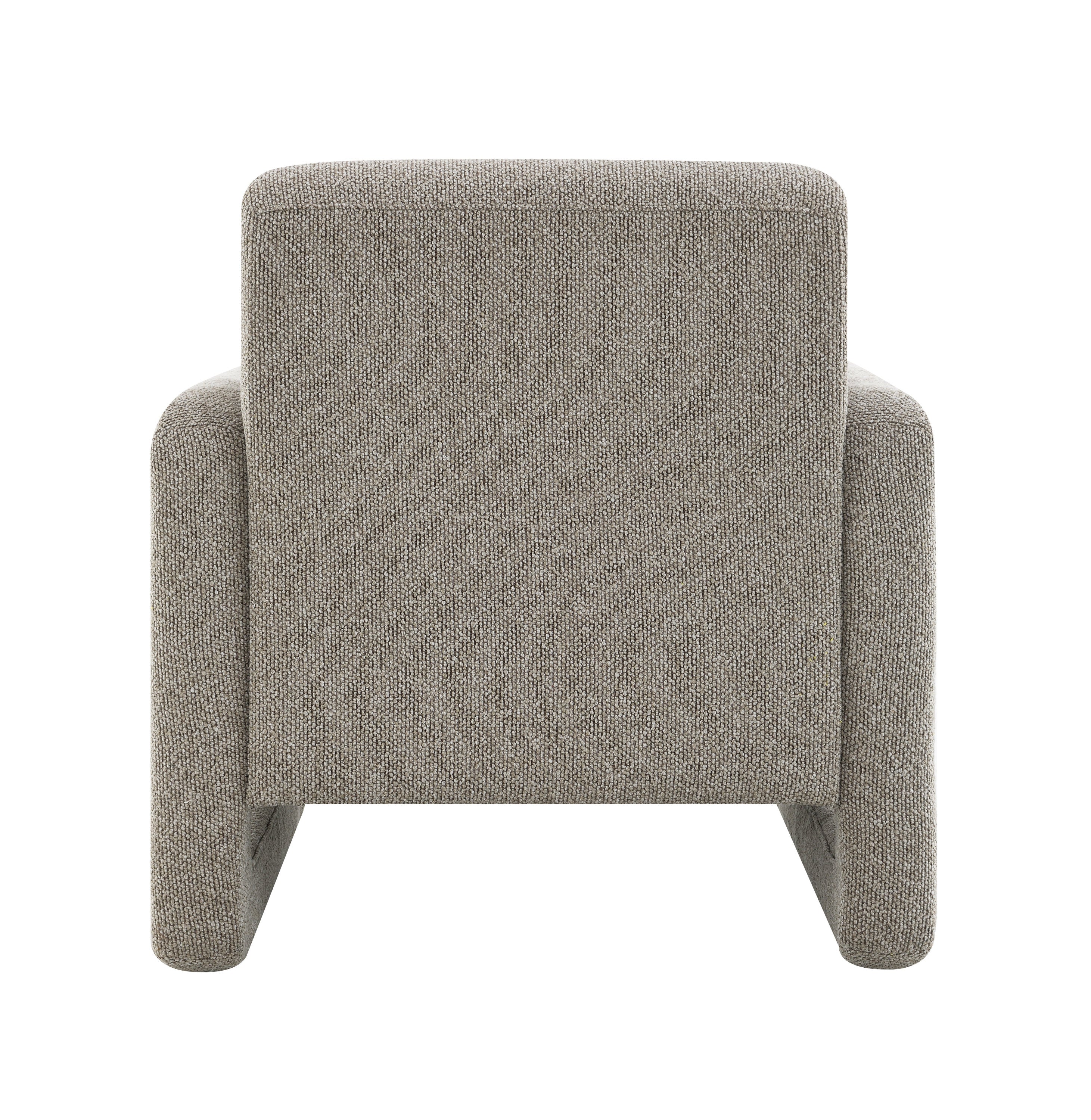 Glenda Gray Chenille Accent Chair