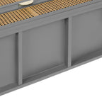 3 Drawer Cabinet,Natural rattan,American Furniture,Suitable for bedroom, living room, study - Groovy Boardz