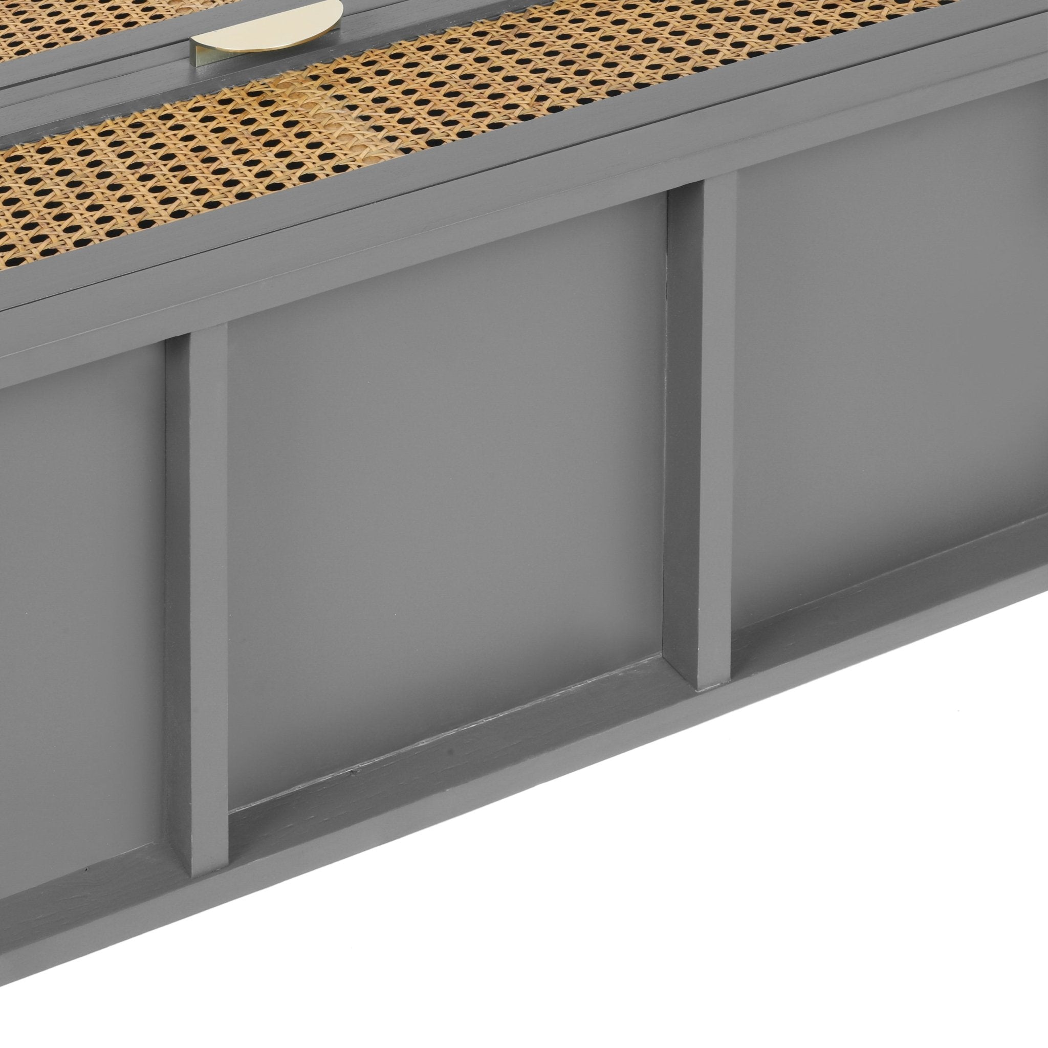 3 Drawer Cabinet,Natural rattan,American Furniture,Suitable for bedroom, living room, study - Groovy Boardz