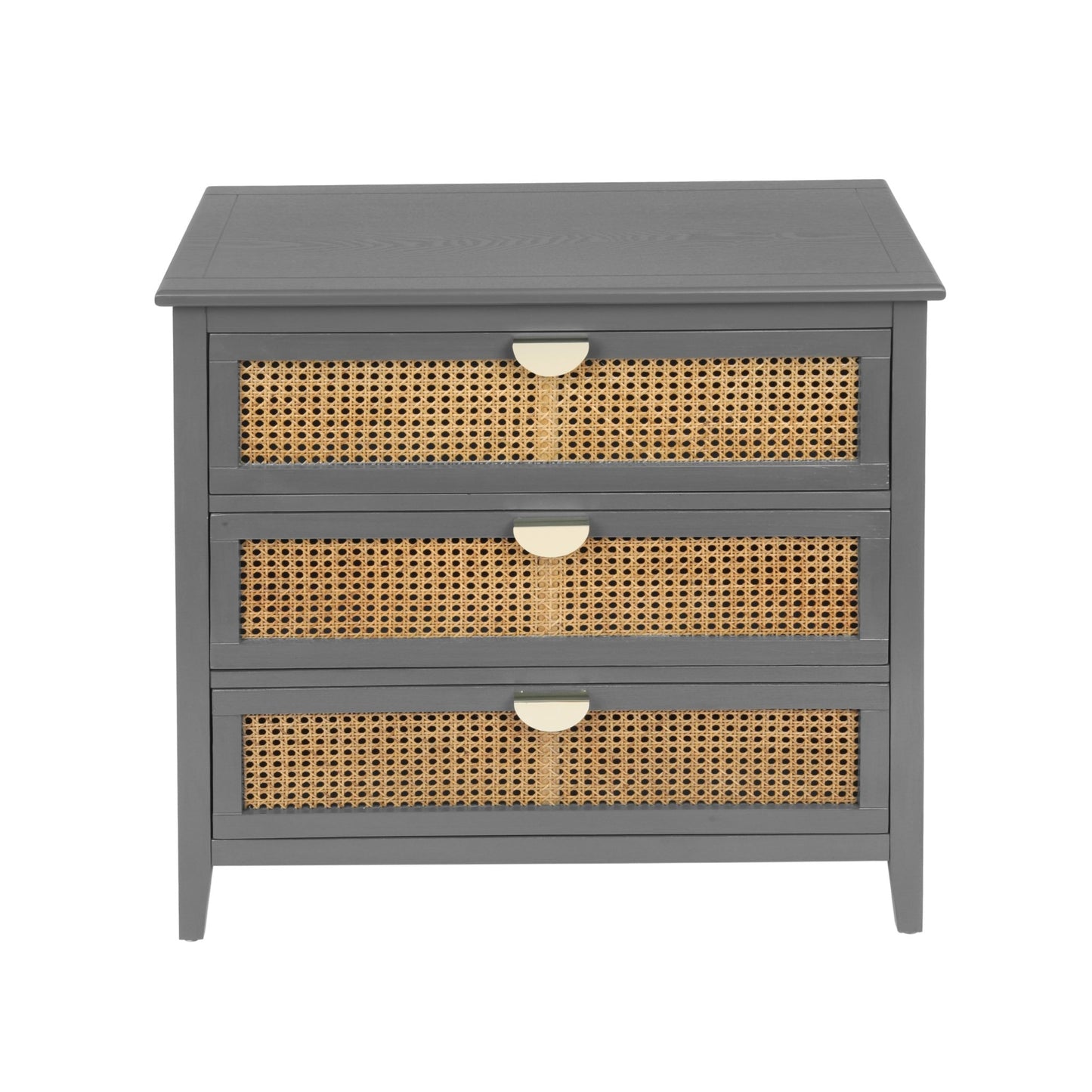 3 Drawer Cabinet,Natural rattan,American Furniture,Suitable for bedroom, living room, study - Groovy Boardz
