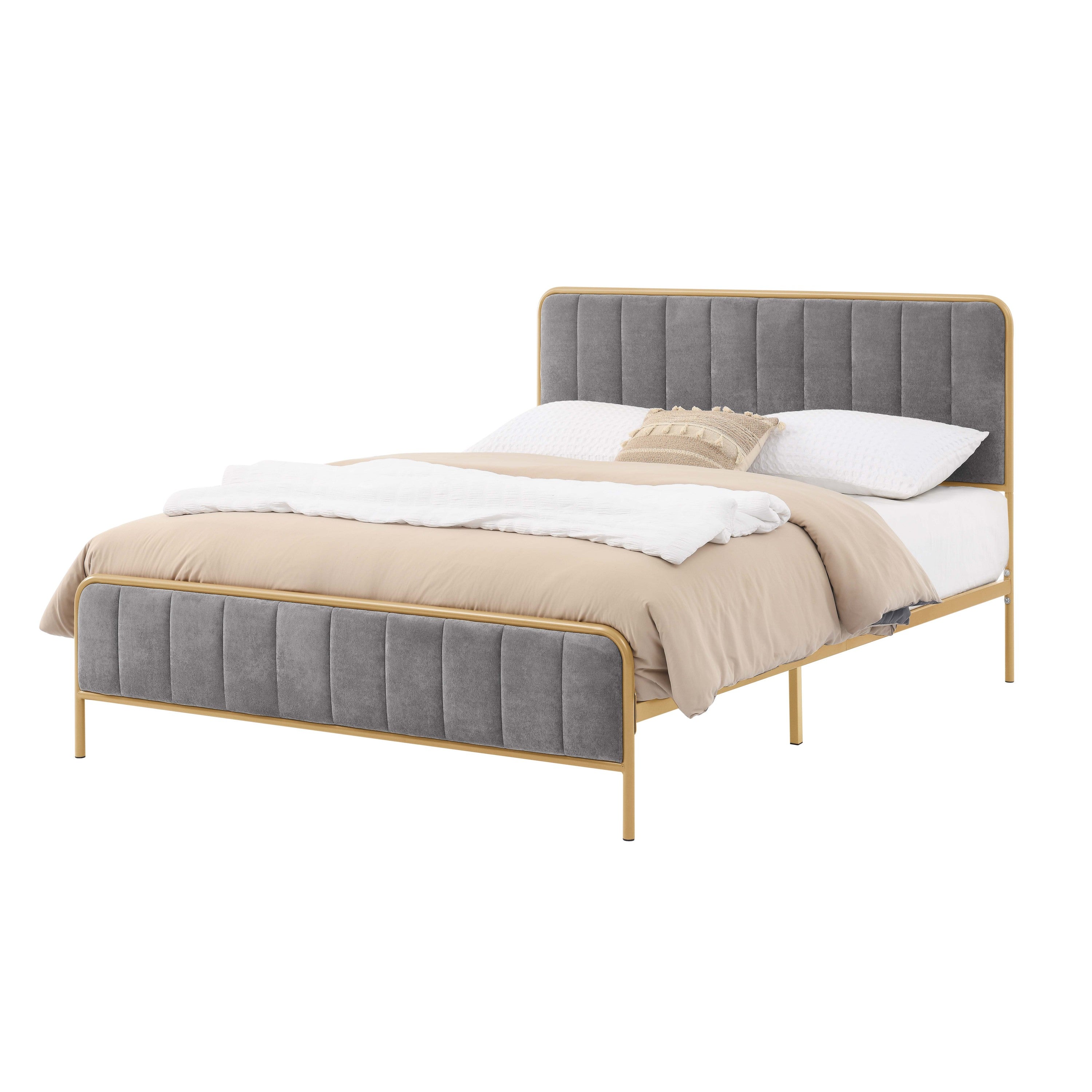 Ashley Upholstered Queen Bed Frame