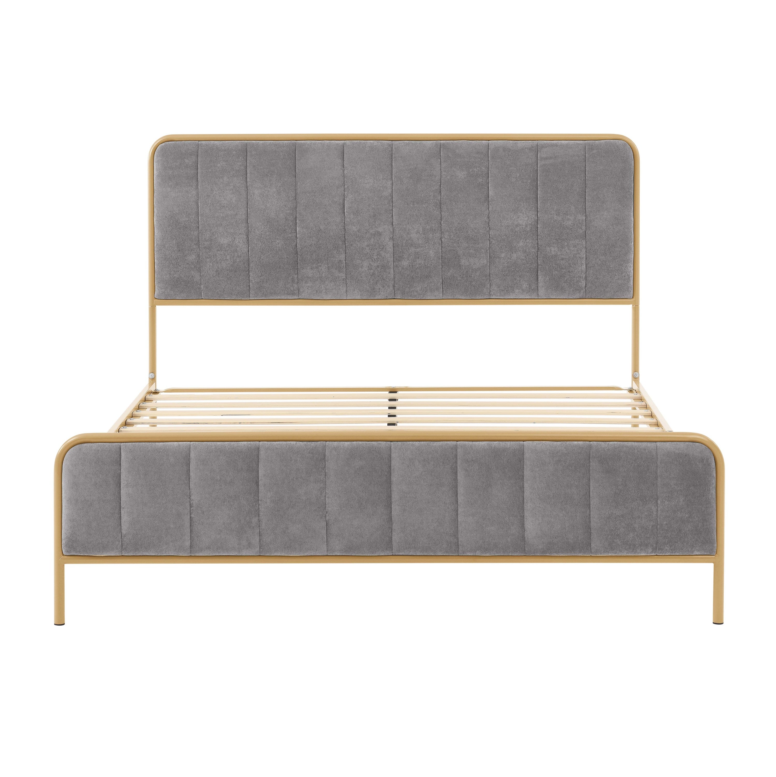 Ashley Upholstered Queen Bed Frame