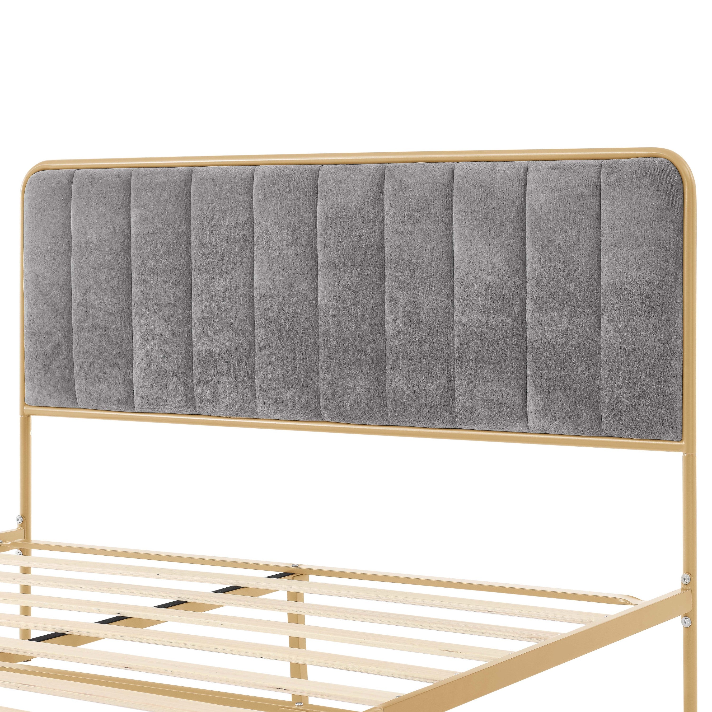 Ashley Upholstered Queen Bed Frame