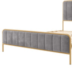 Ashley Upholstered Queen Bed Frame