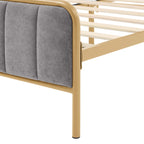 Ashley Upholstered Queen Bed Frame