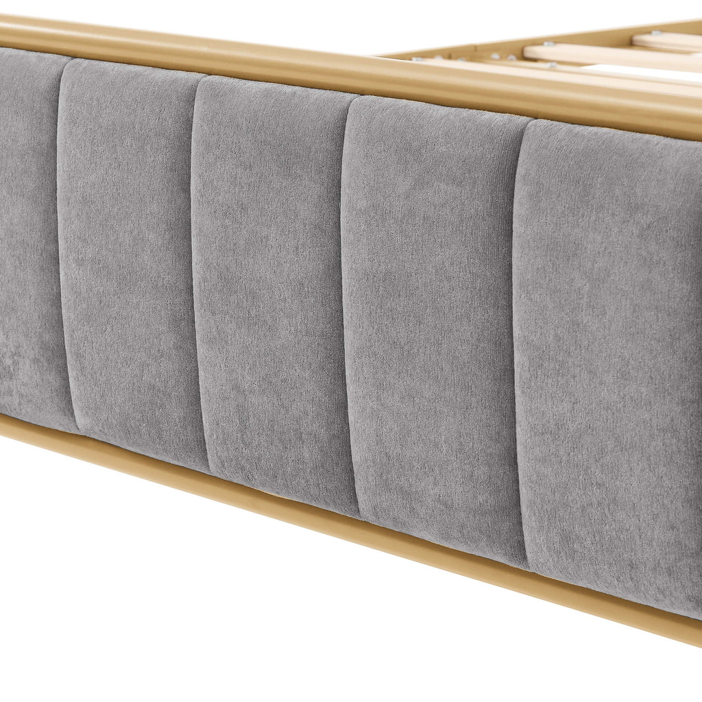Ashley Upholstered Queen Bed Frame