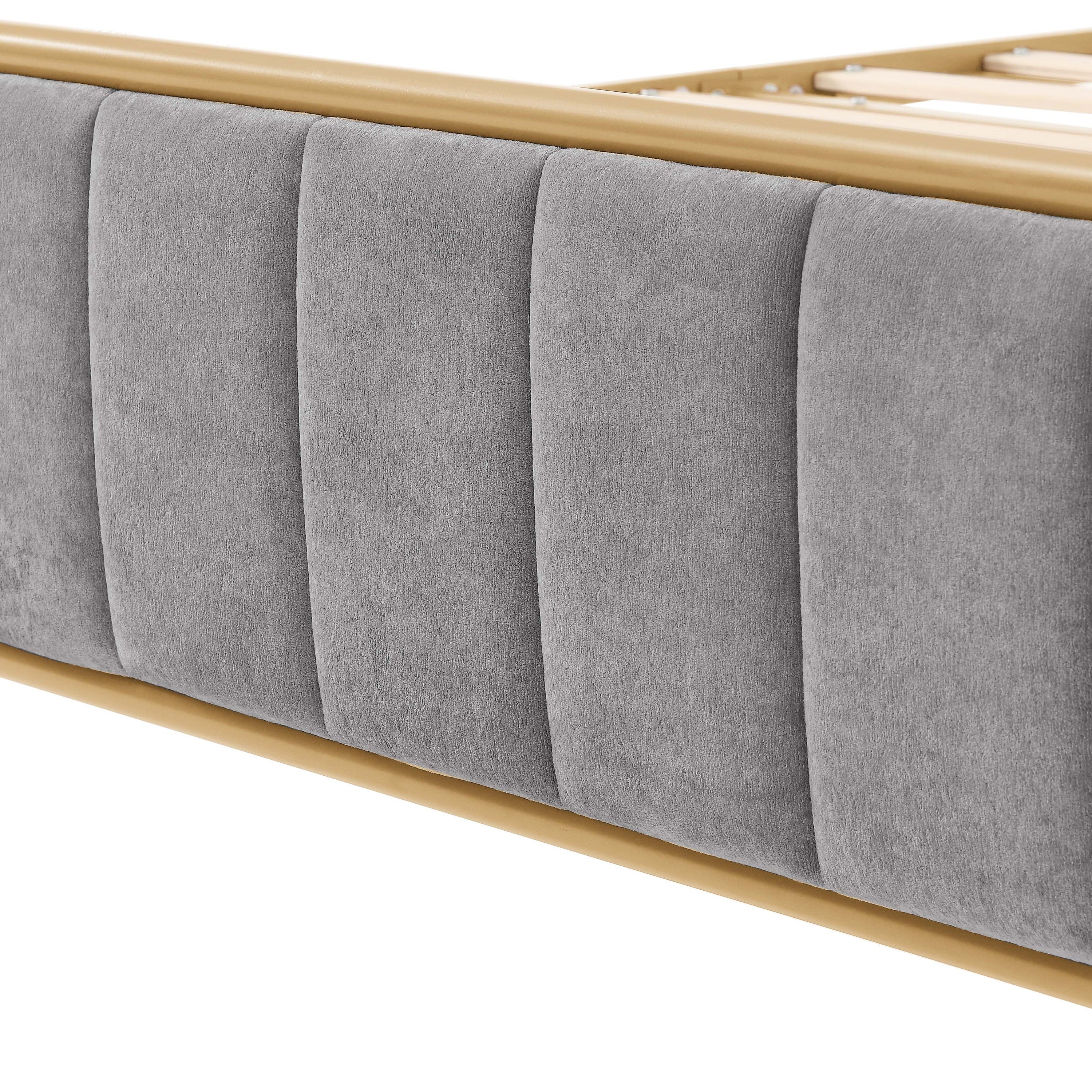Ashley Upholstered Queen Bed Frame