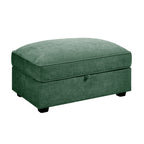Ottoman - chenille-Green