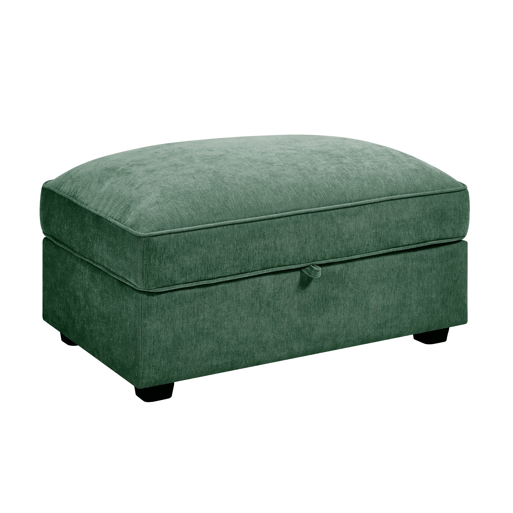 Ottoman - chenille-Green