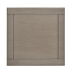 Dauphin Storage Shelf Side Table, Grey Cashmere Wood