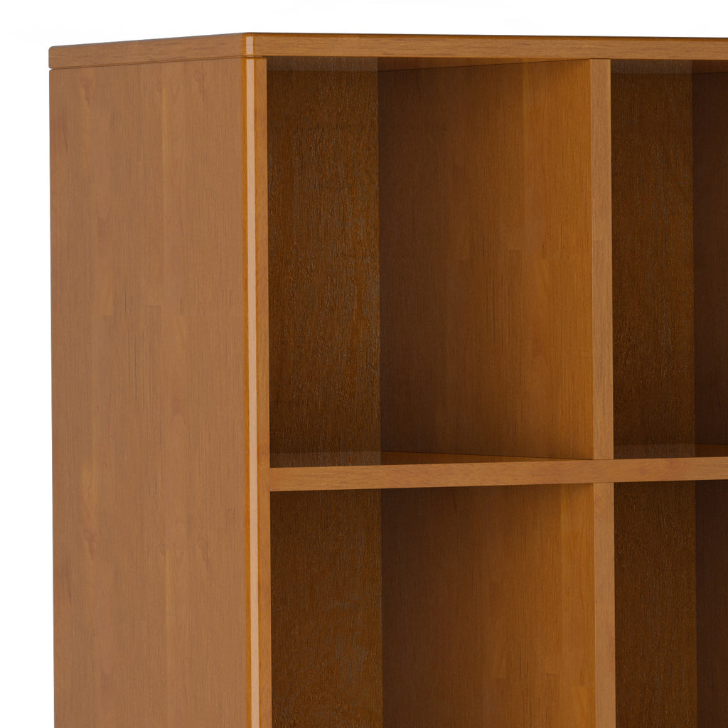 Harper - Cube Storage with Drawers - Teak Brown