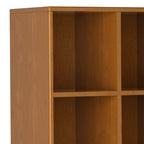 Harper - Cube Storage with Drawers - Teak Brown