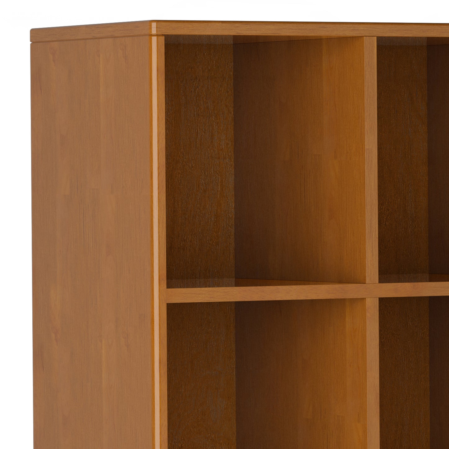 Harper - Cube Storage with Drawers - Teak Brown