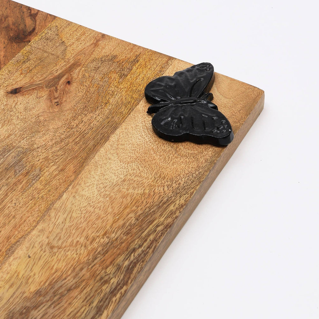 Butterfly Wooden Platter