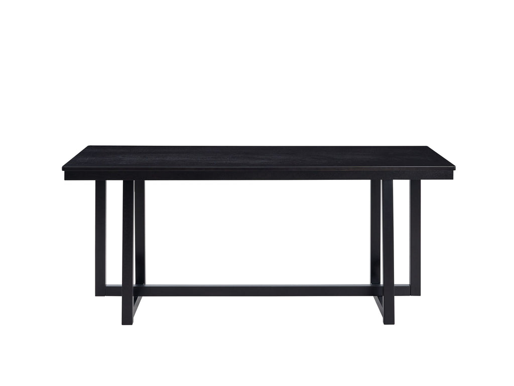 Kini Black Finish Dining Table