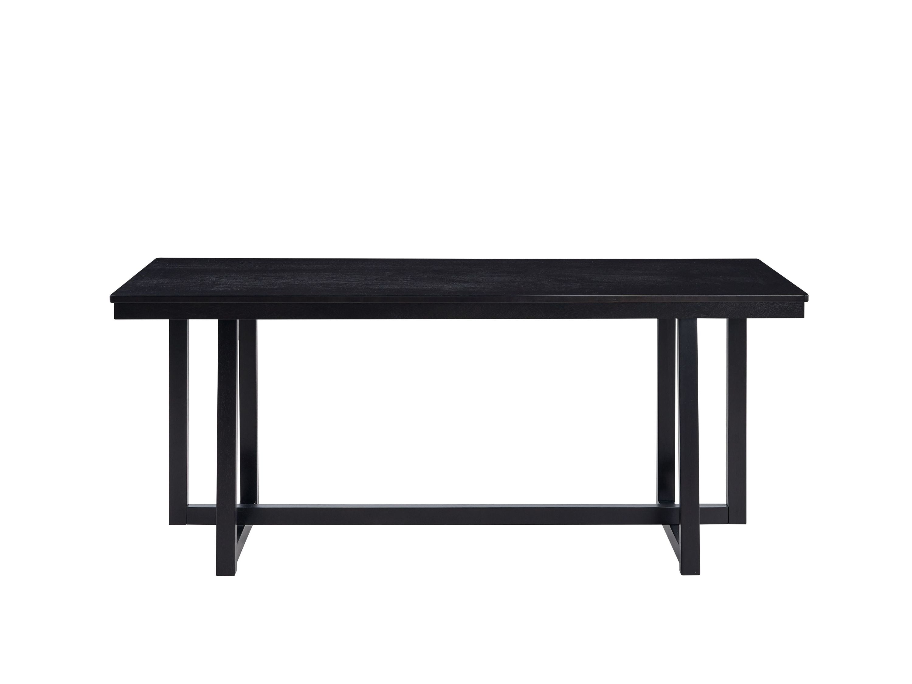 Kini Black Finish Dining Table