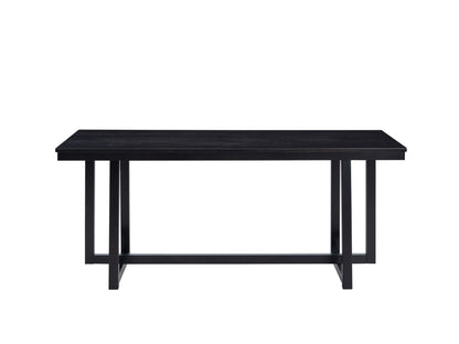Kini Black Finish Dining Table