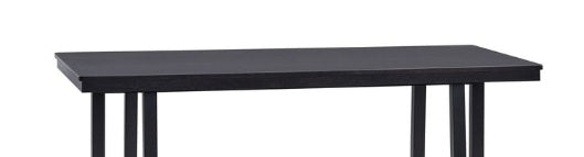 Kini Black Finish Dining Table