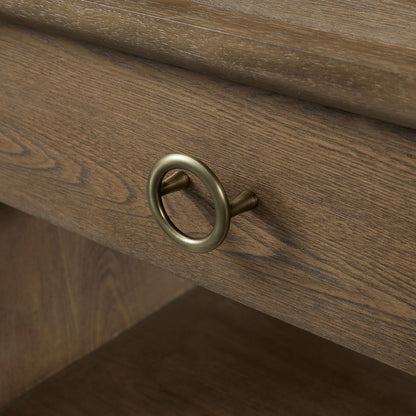 Waterfall End Table - Latte